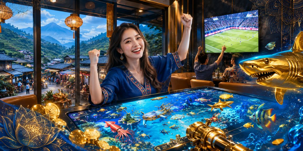 Người dùng tại Sa Pa trải nghiệm trò chơi bắn cá và cá cược trực tuyến trong không khí núi rừng